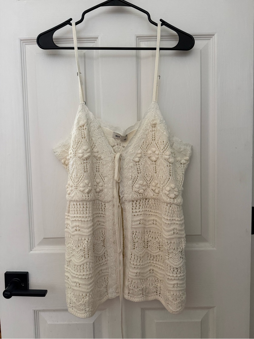 Hollister Crochet Tie-Front Cami